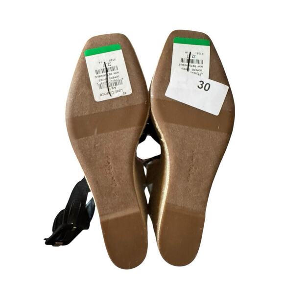 Sam Edelman NEW Women's Vada Black Espadrille Wedge Sandals Size 10 Neutral - Picture 8 of 8